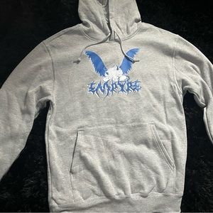 Empyre Angel Tears Grey Hoodie